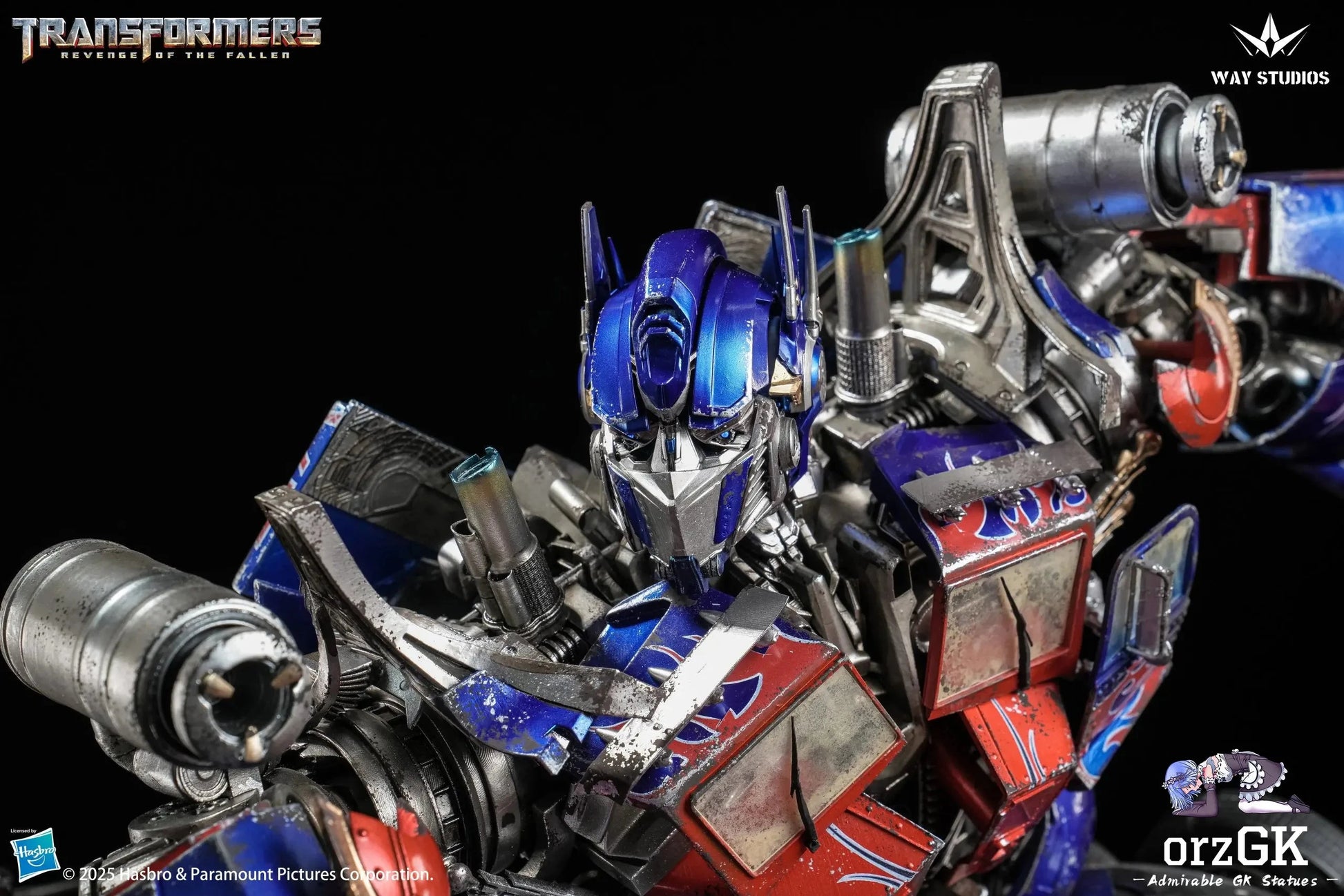 WAY Studio: Transformers – Revenge of the Fallen Optimus Prime vs Megatron Scene Statue (Licensed Collectible) (Pre-Order) WAY Studio