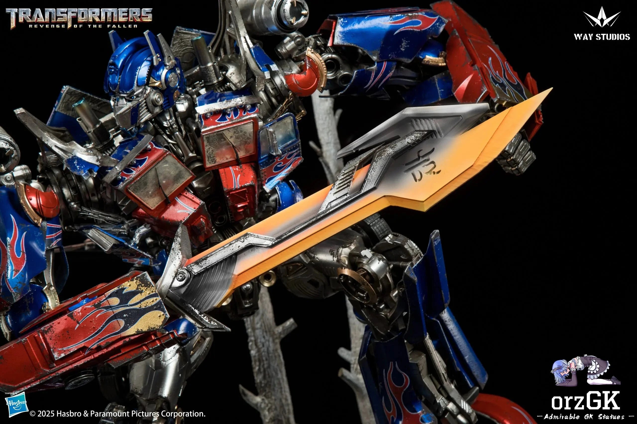 WAY Studio: Transformers – Revenge of the Fallen Optimus Prime vs Megatron Scene Statue (Licensed Collectible) (Pre-Order) WAY Studio