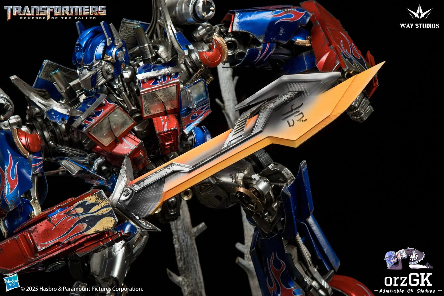 WAY Studio: Transformers – Revenge of the Fallen Optimus Prime vs Megatron Scene Statue (Licensed Collectible) (Pre-Order) WAY Studio