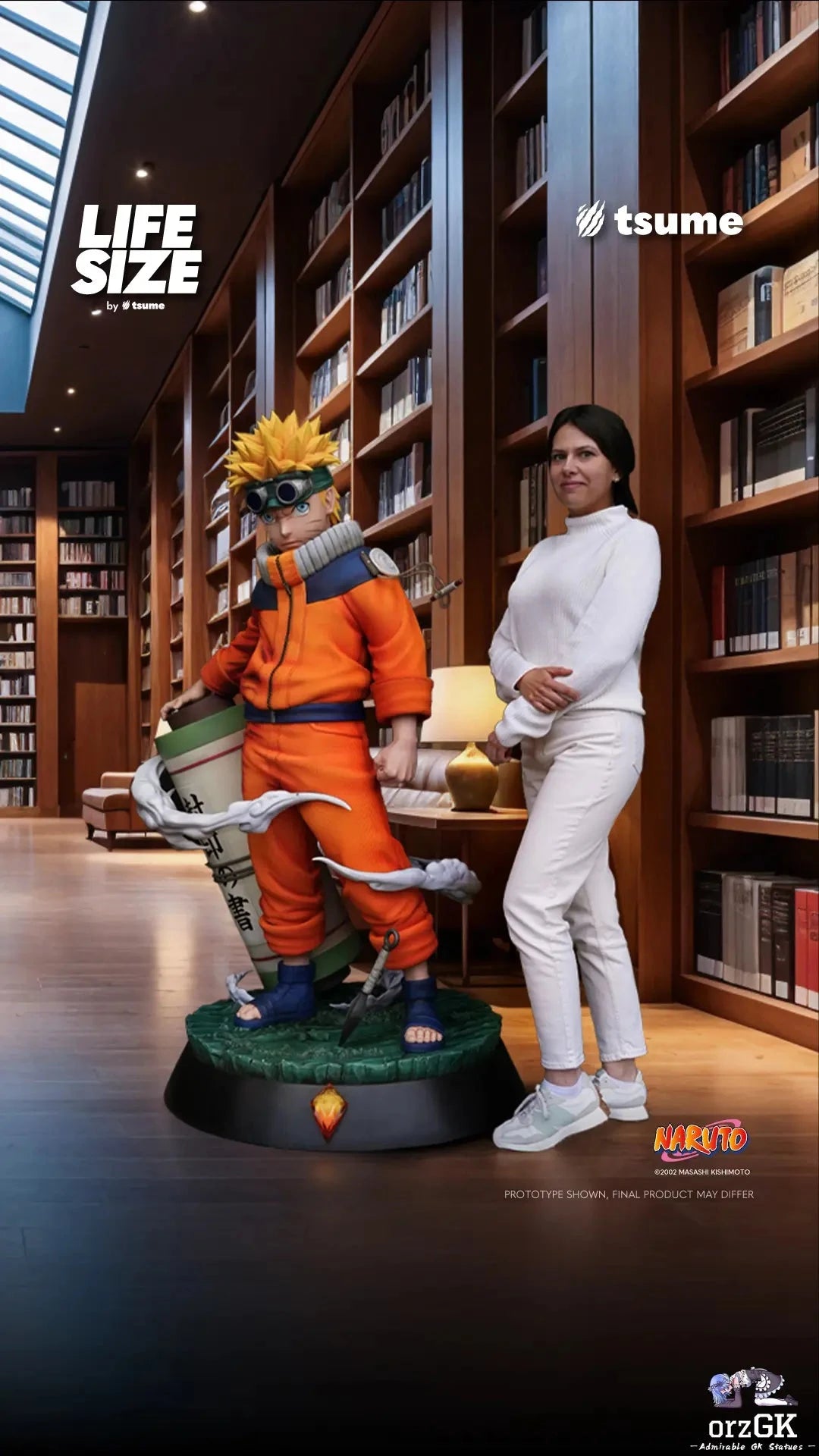 Tsume Studio: Naruto Uzumaki Life-Size Statue (Licensed Collectible)(Pre-Order) Tsume Studio