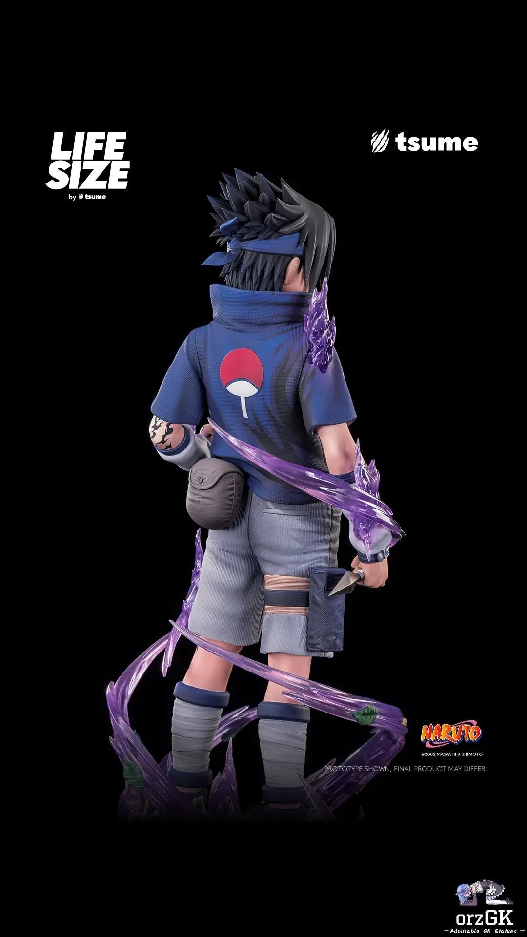 Tsume Studio: Sasuke Uchiha Life-Size Statue (Licensed Collectible)(Pre-Order) Tsume Studio