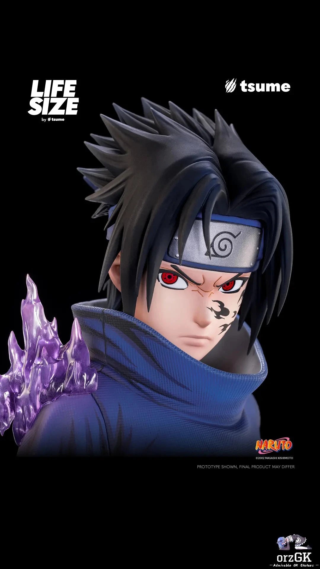Tsume Studio: Sasuke Uchiha Life-Size Statue (Licensed Collectible)(Pre-Order) Tsume Studio