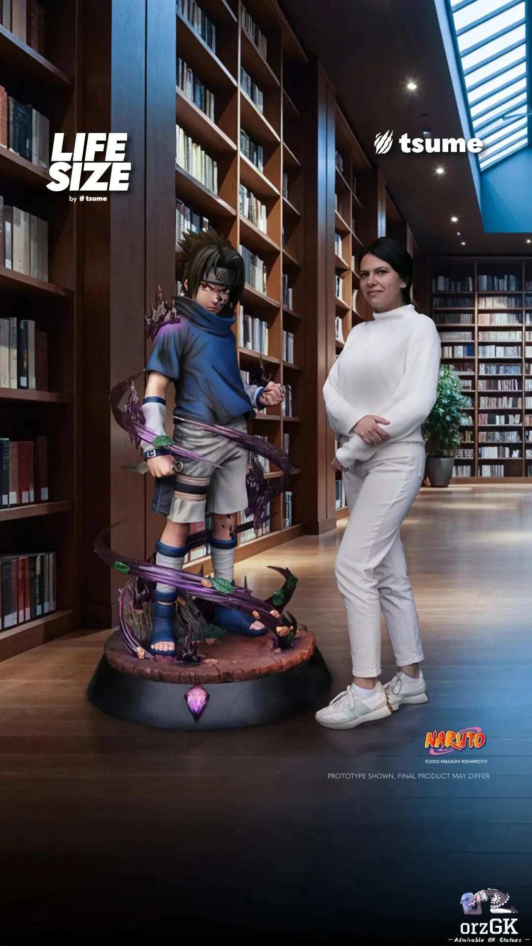 Tsume Studio: Sasuke Uchiha Life-Size Statue (Licensed Collectible)(Pre-Order) Tsume Studio