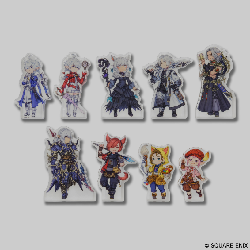 Final Fantasy XIV: Character Acrylic Block Collection (9 Packs / Box) [Square Enix]
