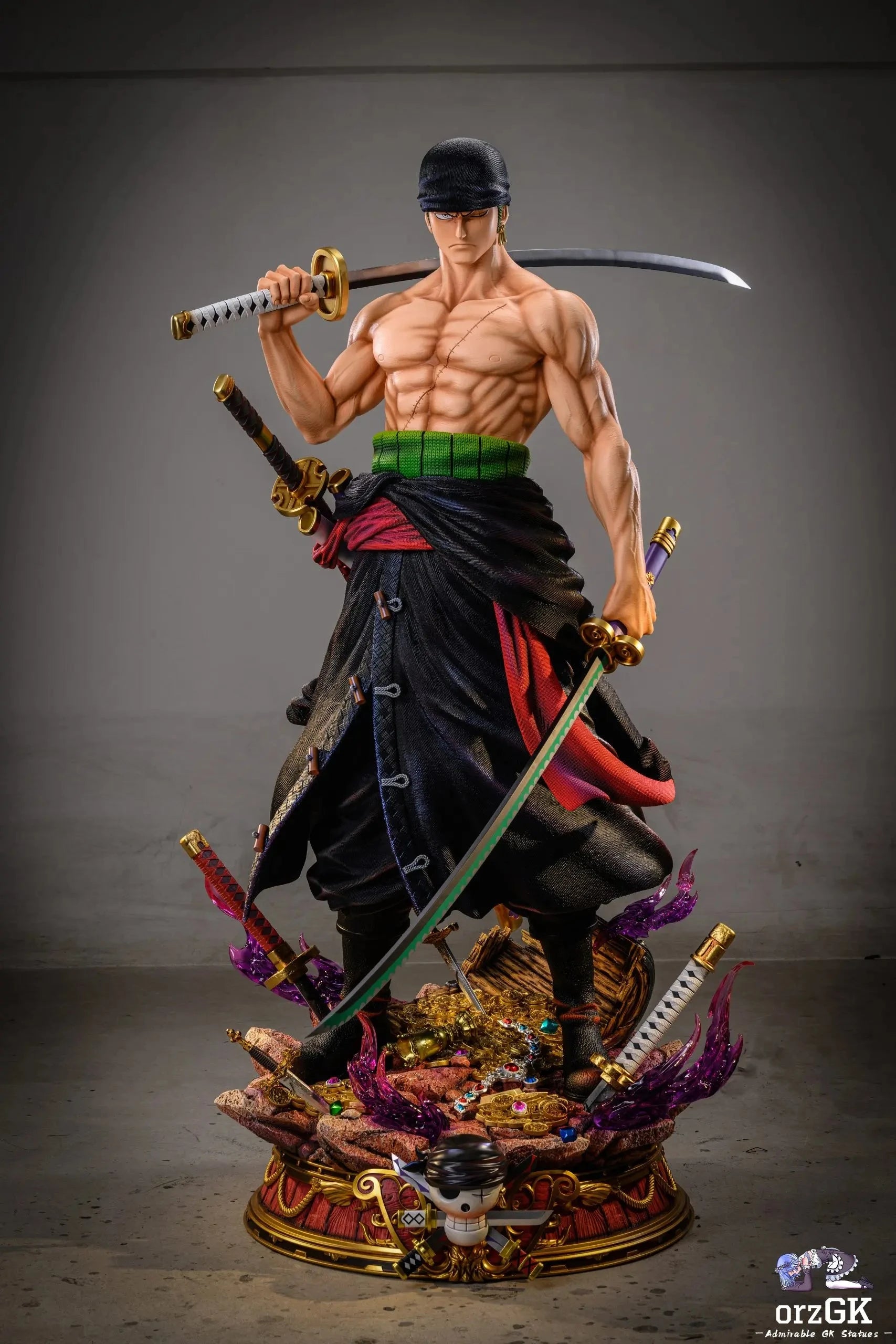 LX Studio: One Piece – Roronoa Zoro 1/1 Life-Size Statue (Licensed Collectible)(Pre-Order) LX Studio