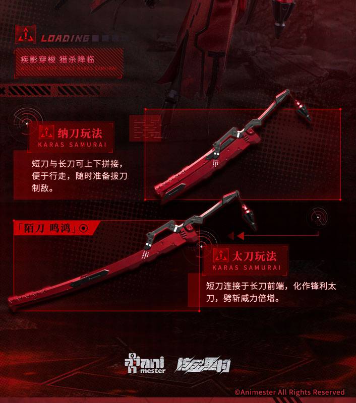 Action Figure: Wolf-Mastiff Force - Crow Samurai 1/9 (With Bonus) [Daimansho Anime Star]