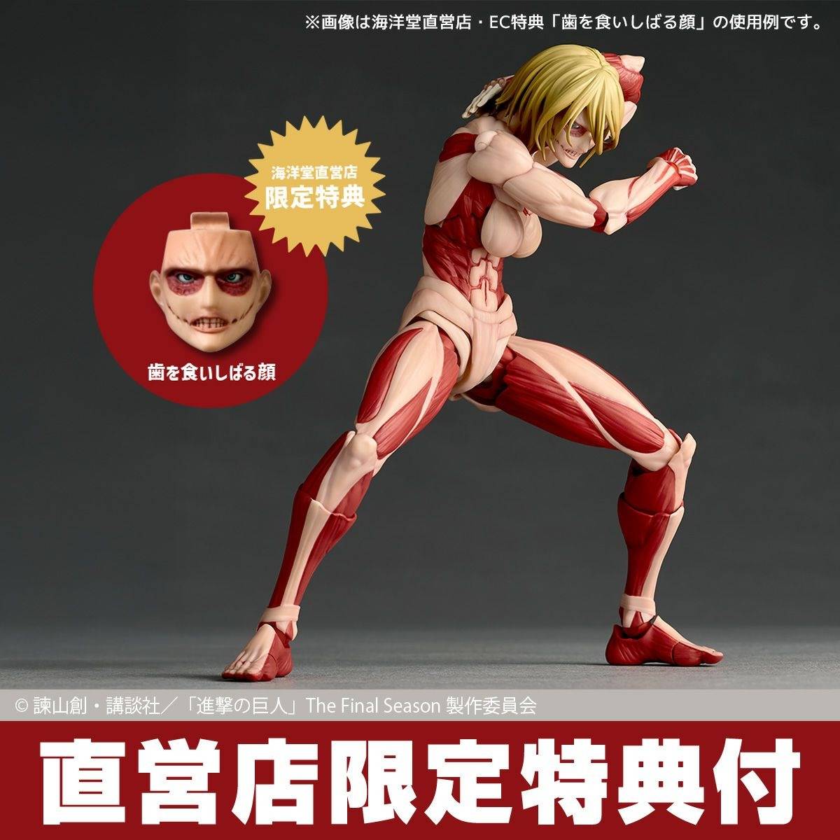 [Kaiyodo] Amazing Yamaguchi / Revoltech: Attack on Titan - Female Titan (Limited + Bonus) (Reissue) (Pre-Order)