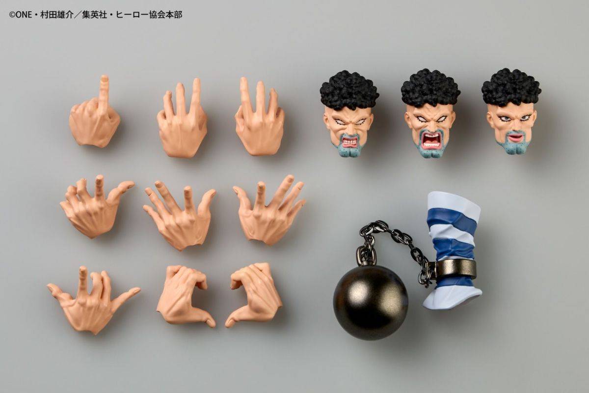 Amazing Yamaguchi Revoltech: One Punch Man – Puri Puri Prisoner Action Figure (Limited Edition + Bonus) [Kaiyodo] (Pre-Order) Kaiyodo