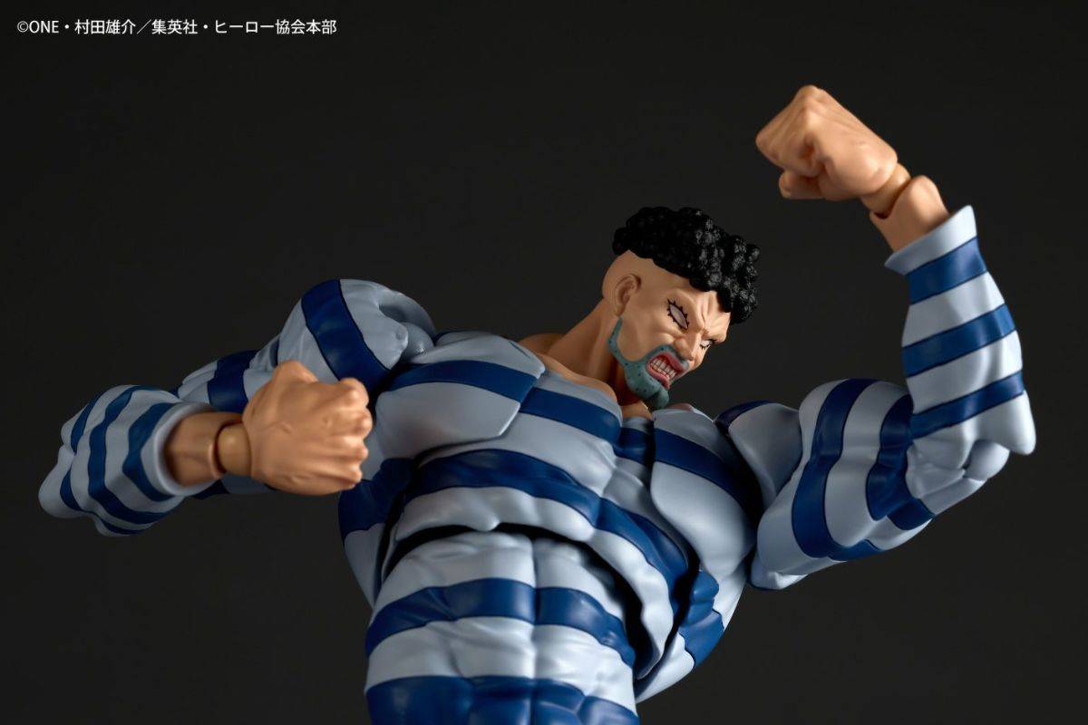 Amazing Yamaguchi Revoltech: One Punch Man – Puri Puri Prisoner Action Figure (Limited Edition + Bonus) [Kaiyodo] (Pre-Order) Kaiyodo