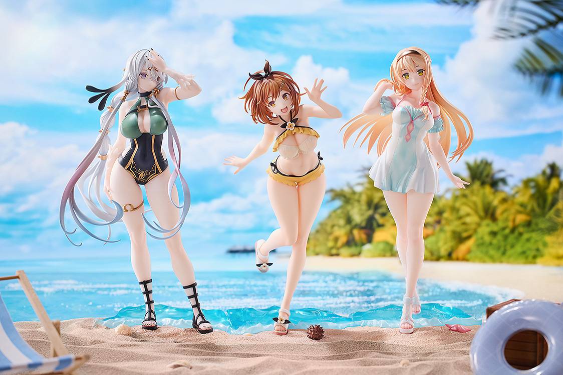 Atelier Ryza: Ever Darkness & the Secret Hideout - Ryza, Klaudia & Lila (Swimsuit Ver.) 3 Figure Set (With Bonus) 1/7 [Solarain]