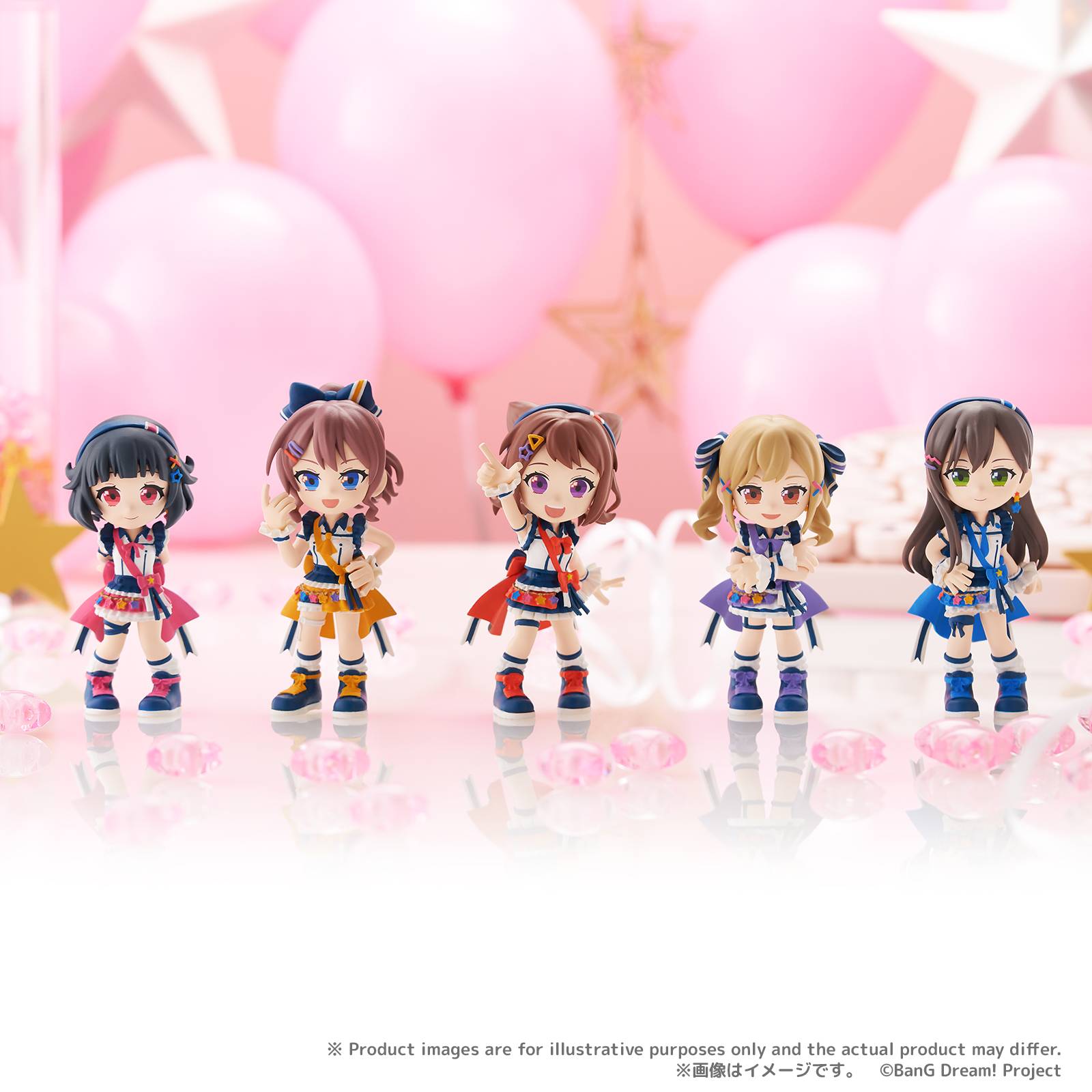 PalVerse – BanG Dream! Poppin' Party Mini Figure Collection (6-Pack Box) [Bushiroad Creative] (Pre-Order) Bushiroad Creative