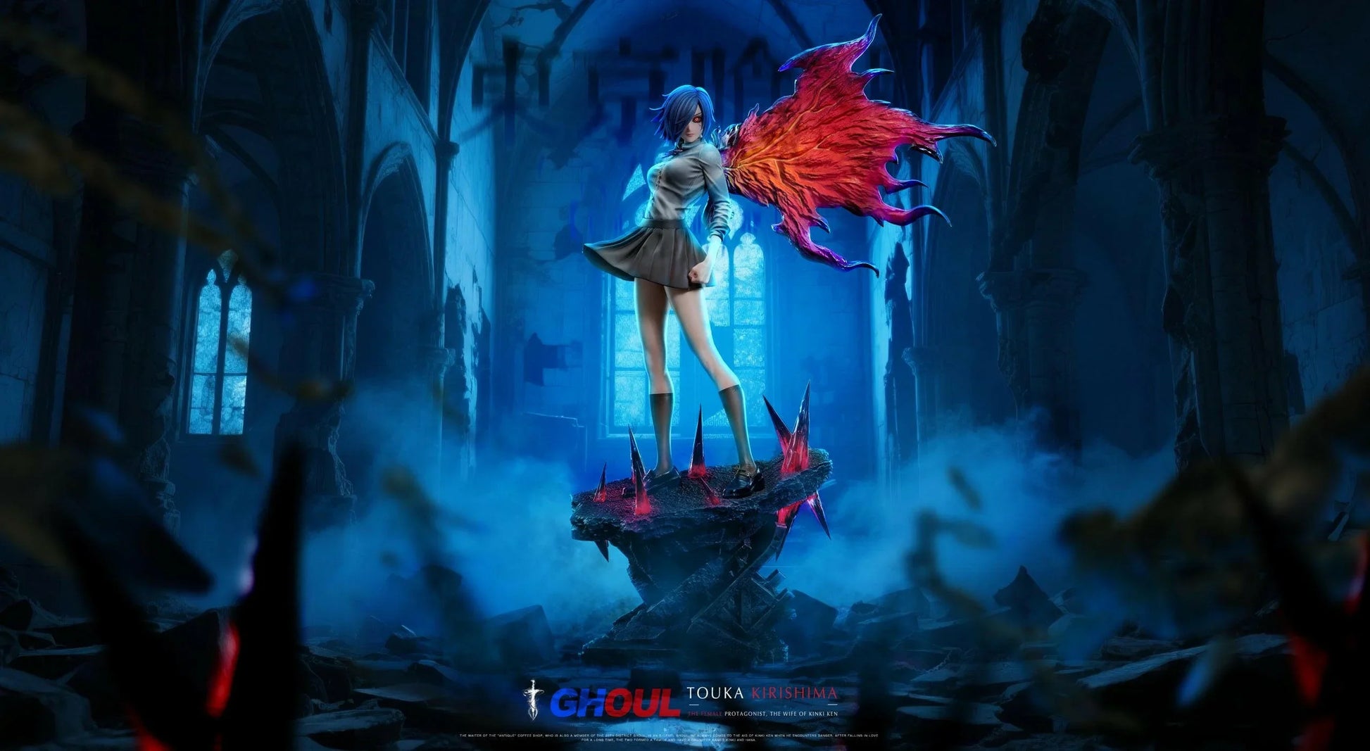 [Damocles Studio] Tokyo Ghoul: Kirishima Touka 1/6 (Pre-Order) - AnisoftPH