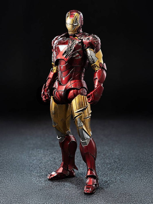 [threezero] DLX Collectible Figure: Marvel Studios - Iron Man Mark 6 (Battle Damaged Ver.) (Pre-Order)