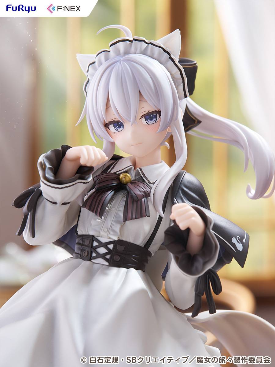 F:NEX – Wandering Witch The Journey of Elaina: Elaina (Cat-Ear Café Ver.) 1/7 Scale Figure [FuRyu] (Pre-Order) FuRyu