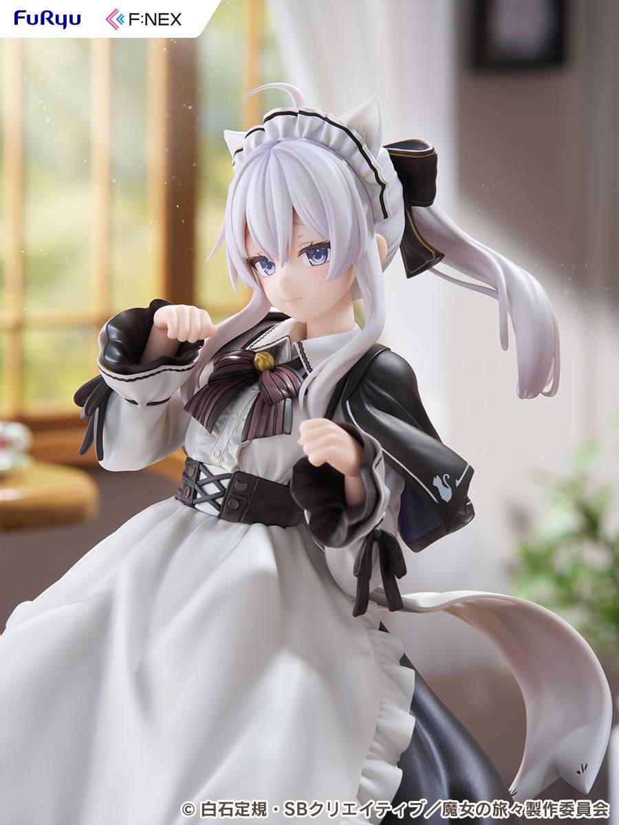 F:NEX – Wandering Witch The Journey of Elaina: Elaina (Cat-Ear Café Ver.) 1/7 Scale Figure [FuRyu] (Pre-Order) FuRyu