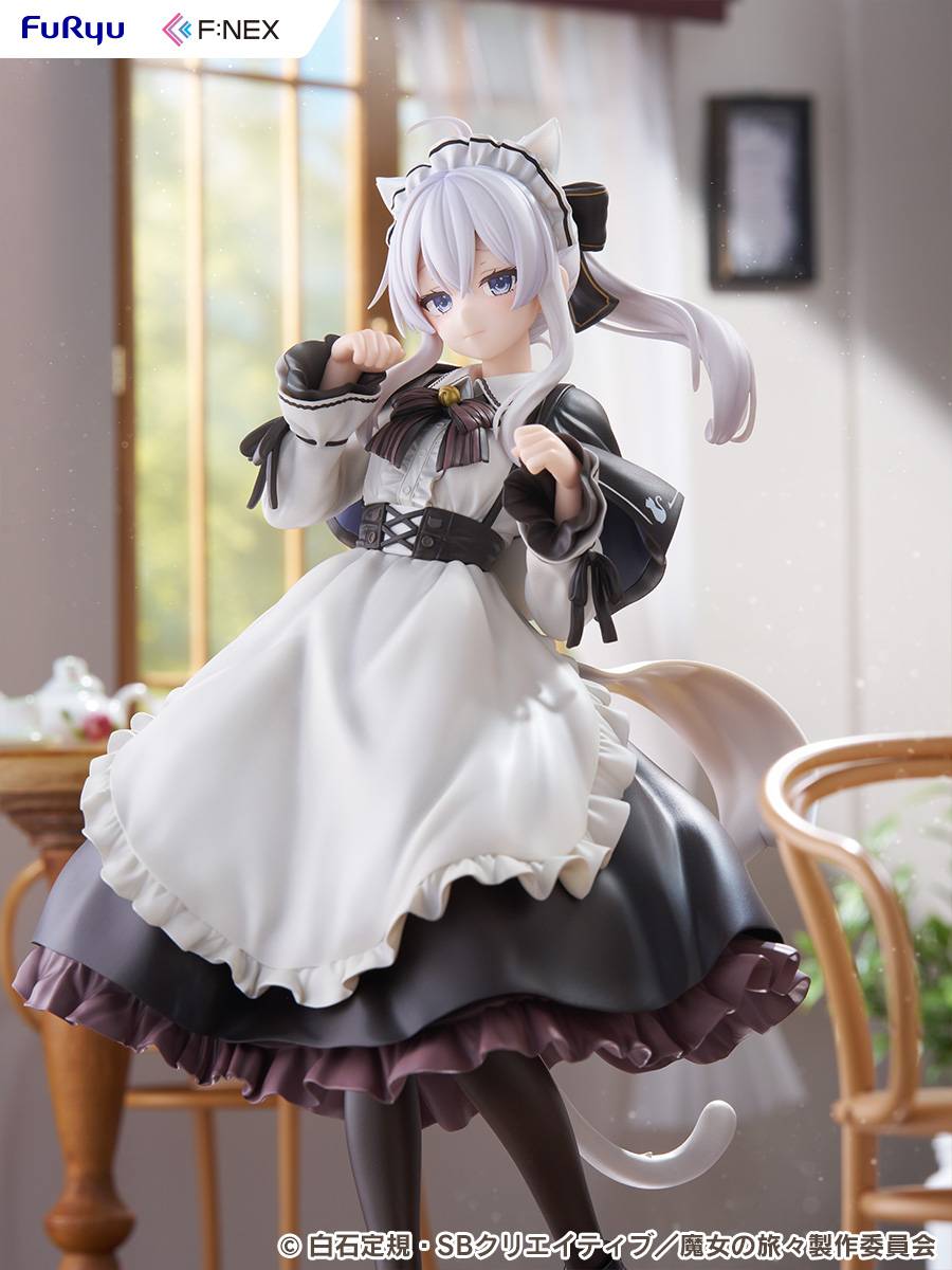 F:NEX – Wandering Witch The Journey of Elaina: Elaina (Cat-Ear Café Ver.) 1/7 Scale Figure [FuRyu] (Pre-Order) FuRyu