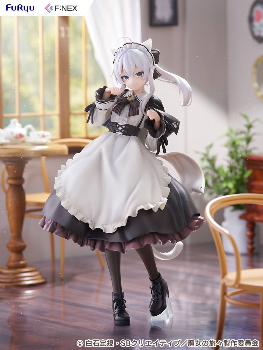 F:NEX – Wandering Witch The Journey of Elaina: Elaina (Cat-Ear Café Ver.) 1/7 Scale Figure [FuRyu] (Pre-Order) FuRyu