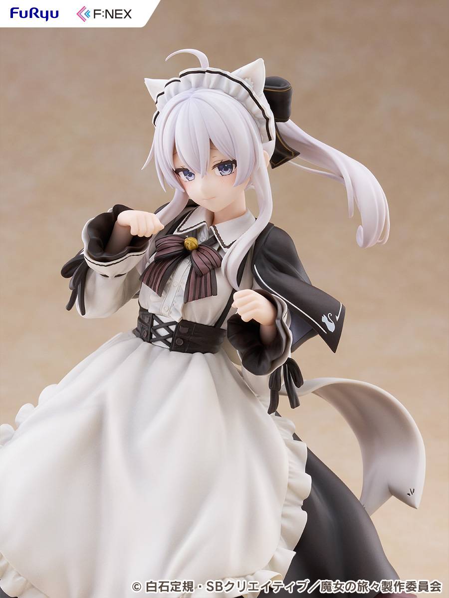 F:NEX – Wandering Witch The Journey of Elaina: Elaina (Cat-Ear Café Ver.) 1/7 Scale Figure [FuRyu] (Pre-Order) FuRyu