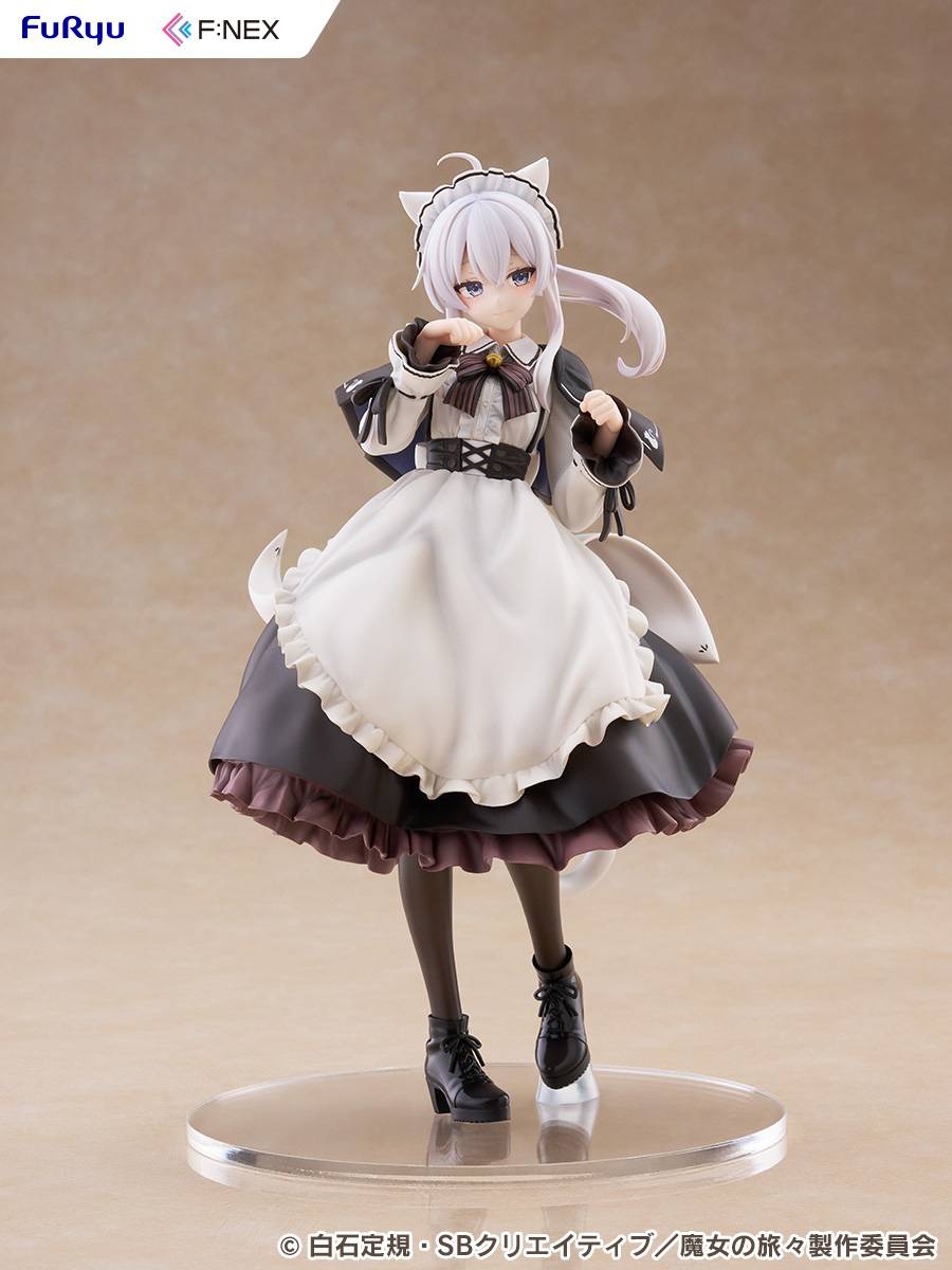 F:NEX – Wandering Witch The Journey of Elaina: Elaina (Cat-Ear Café Ver.) 1/7 Scale Figure [FuRyu] (Pre-Order) FuRyu