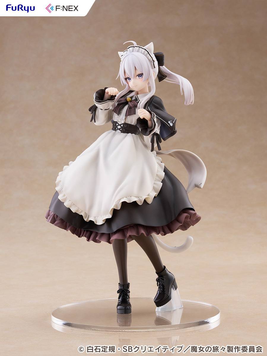 F:NEX – Wandering Witch The Journey of Elaina: Elaina (Cat-Ear Café Ver.) 1/7 Scale Figure [FuRyu] (Pre-Order) FuRyu
