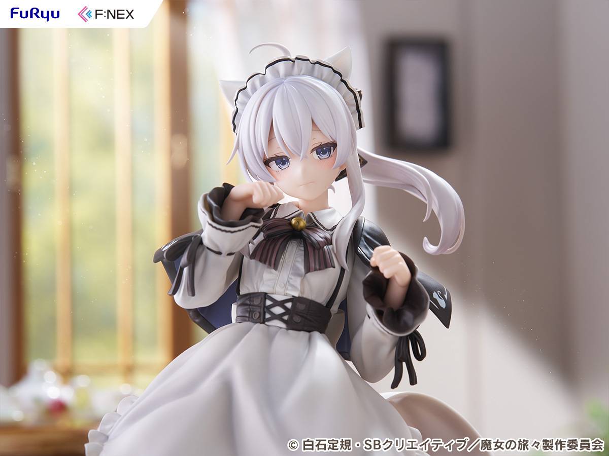 F:NEX – Wandering Witch The Journey of Elaina: Elaina (Cat-Ear Café Ver.) 1/7 Scale Figure [FuRyu] (Pre-Order) FuRyu