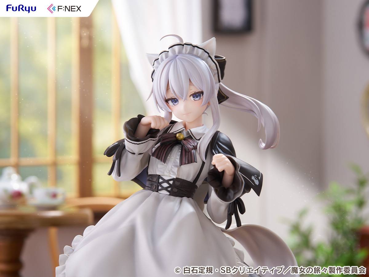 F:NEX – Wandering Witch The Journey of Elaina: Elaina (Cat-Ear Café Ver.) 1/7 Scale Figure [FuRyu] (Pre-Order) FuRyu