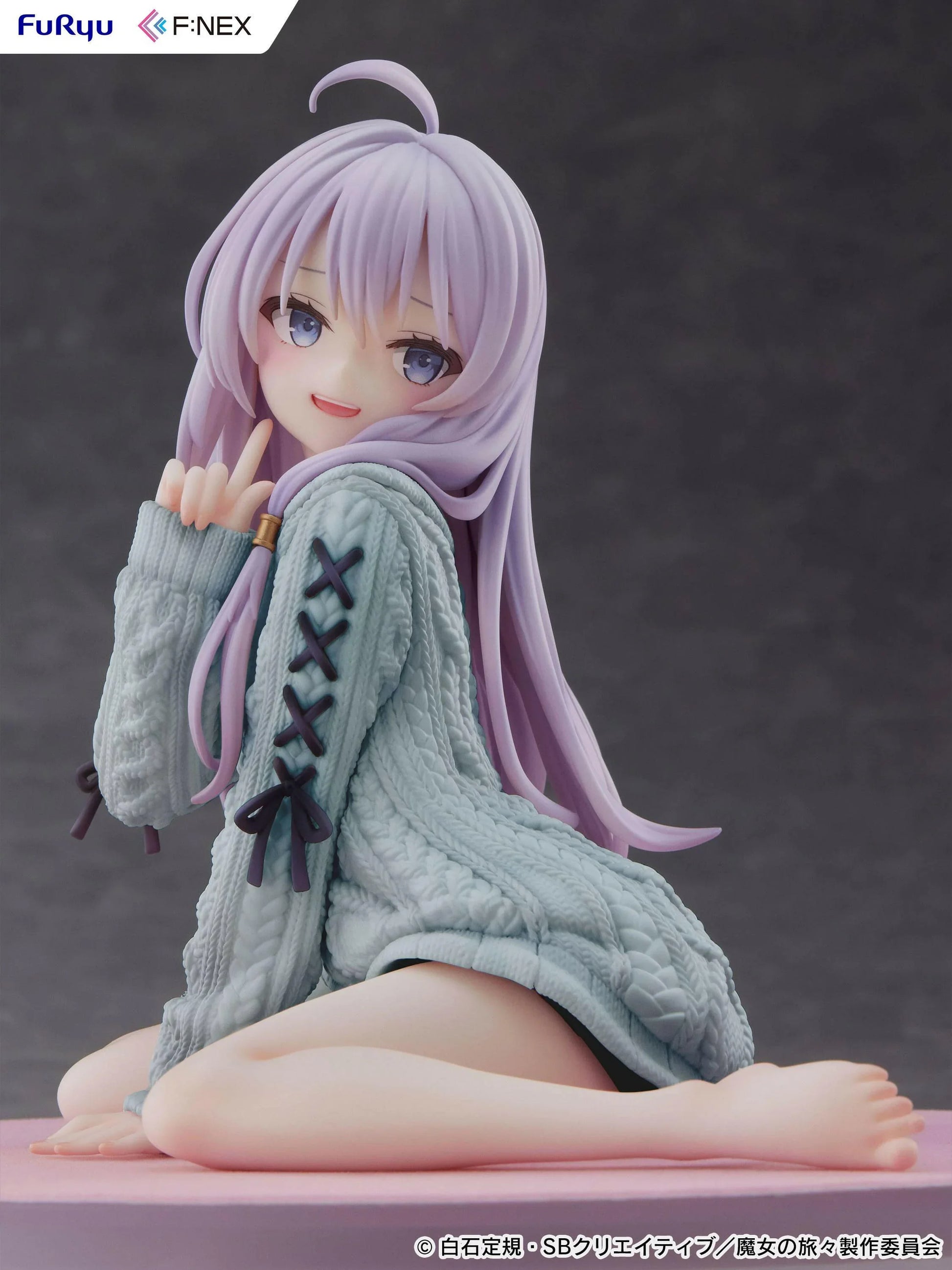 [FuRyu] F:NEX - Wandering Witch: The Journey of Elaina - Knitted One-Piece (Repaint BLUE Ver.) 1/7 (Pre-Order) - AnisoftPH