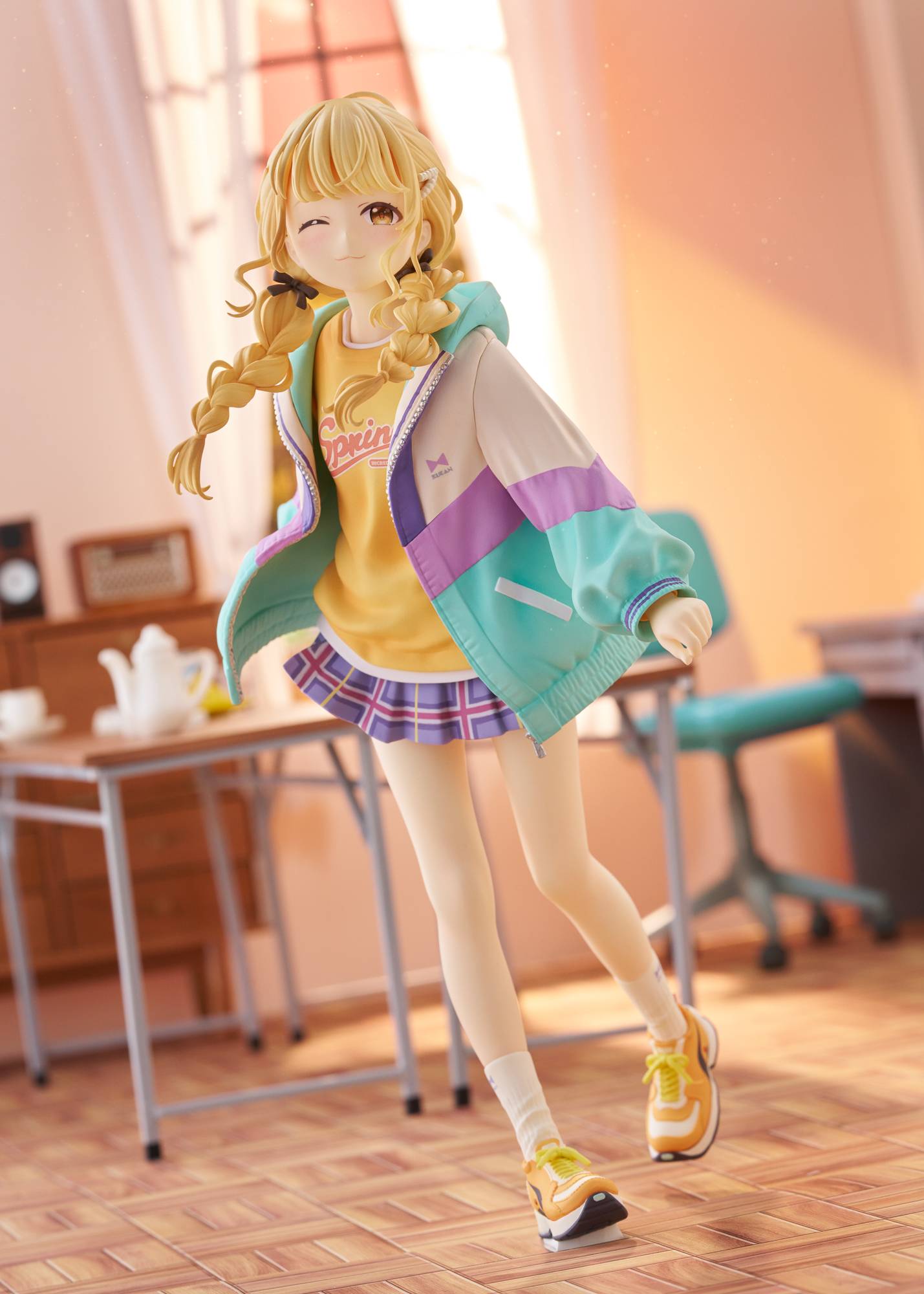 Gakuen Idolmaster: Kotone Fujita 1/7 - Deluxe Ver. (Limited + Bonus) [Plum]