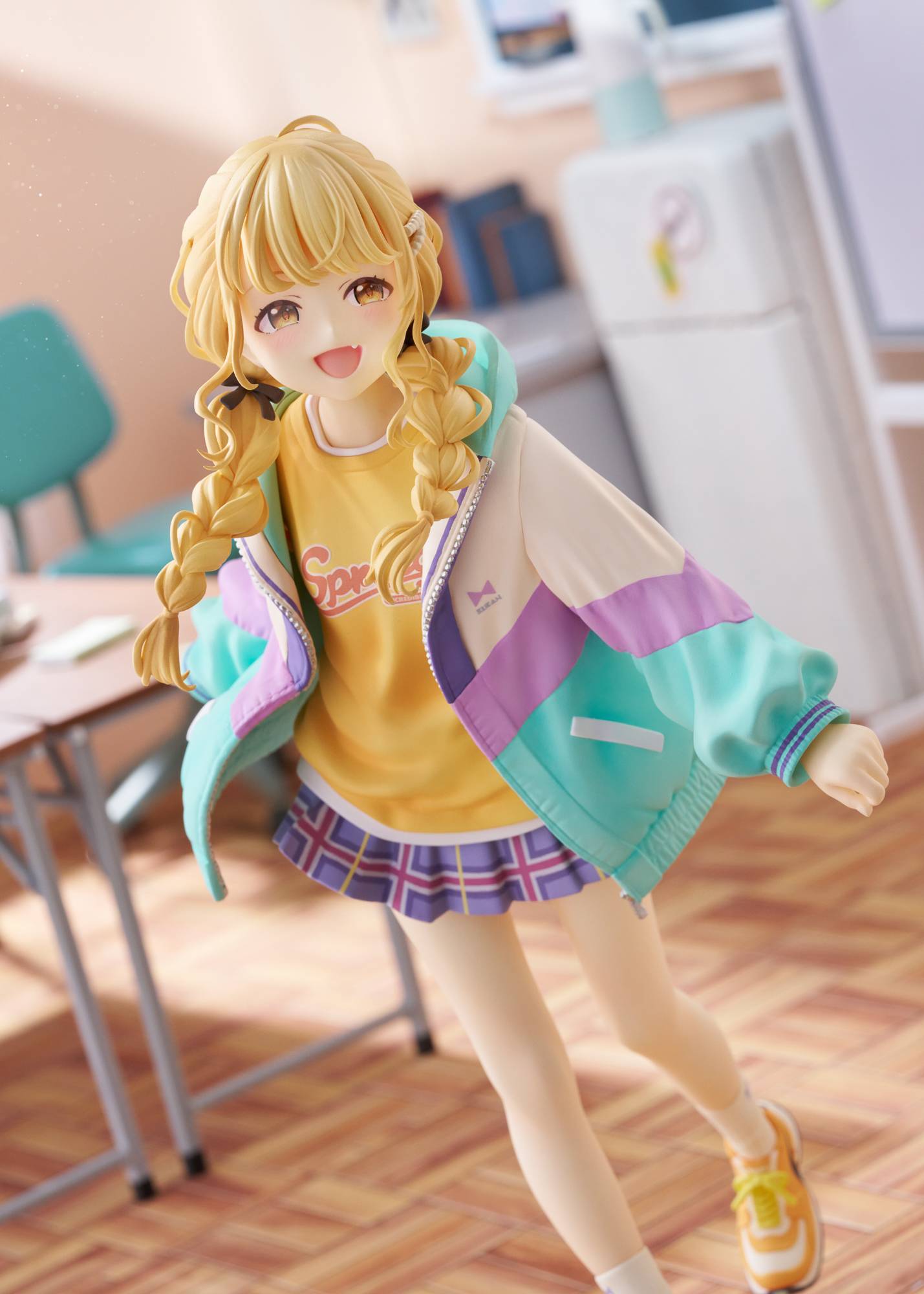 Gakuen Idolmaster: Kotone Fujita 1/7 - Deluxe Ver. (Limited + Bonus) [Plum]