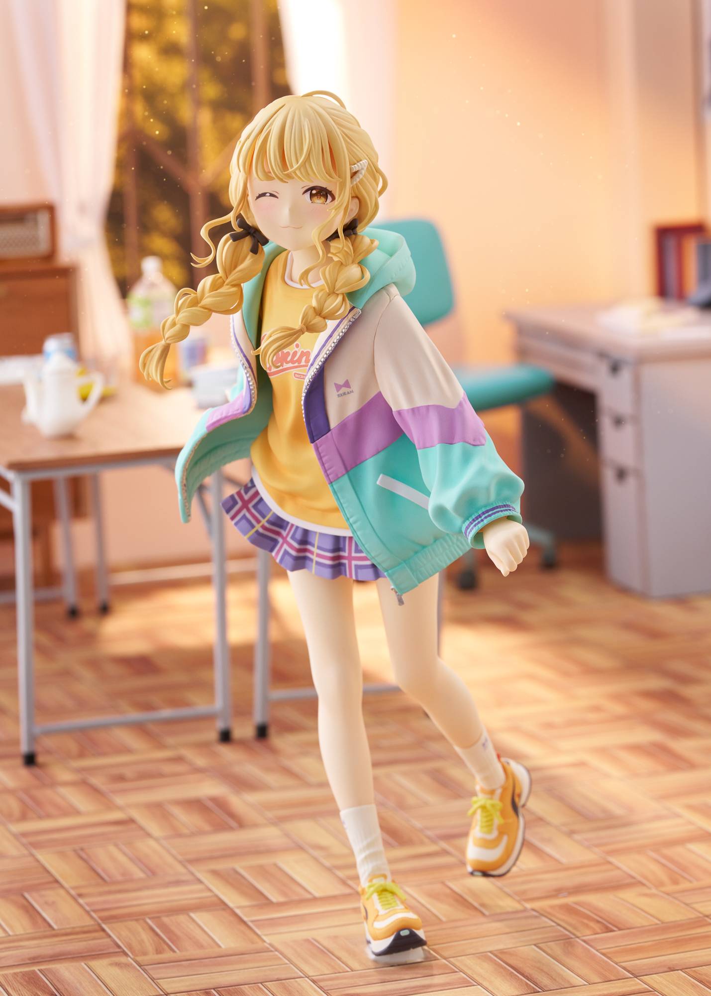 Gakuen Idolmaster: Kotone Fujita 1/7 - Deluxe Ver. (Limited + Bonus) [Plum]
