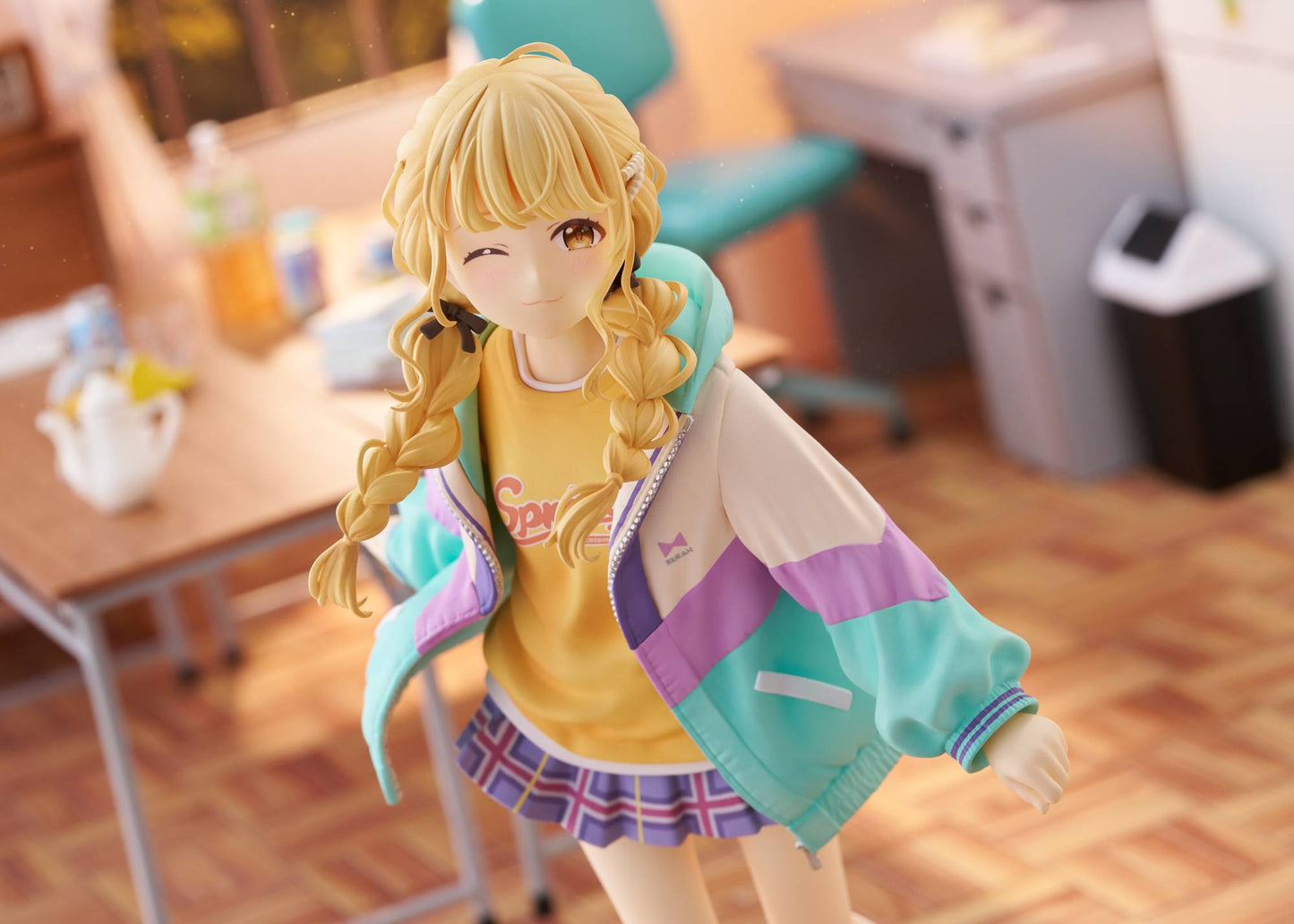 Gakuen Idolmaster: Kotone Fujita 1/7 - Deluxe Ver. (Limited + Bonus) [Plum]