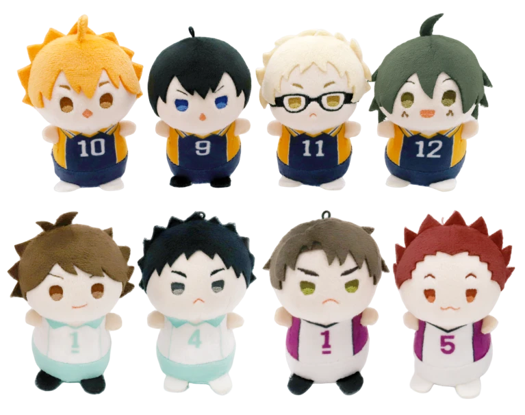 Haikyuu!! Mochi Mochi Plush Mascot Vol.1 (8-Pack Box) | SK Japan Official Merchandise (Pre-Order) SK Japan