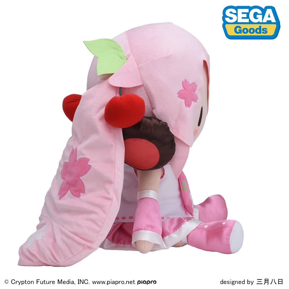 Hatsune Miku: Fluffy Plush Toy - Sakura Miku (Jumbo Size) [SEGA FAVE]