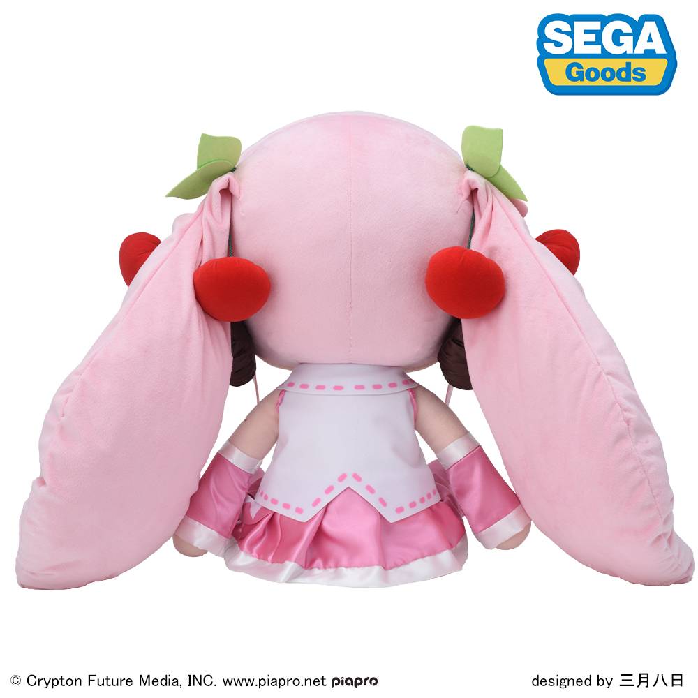 Hatsune Miku: Fluffy Plush Toy - Sakura Miku (Jumbo Size) [SEGA FAVE]