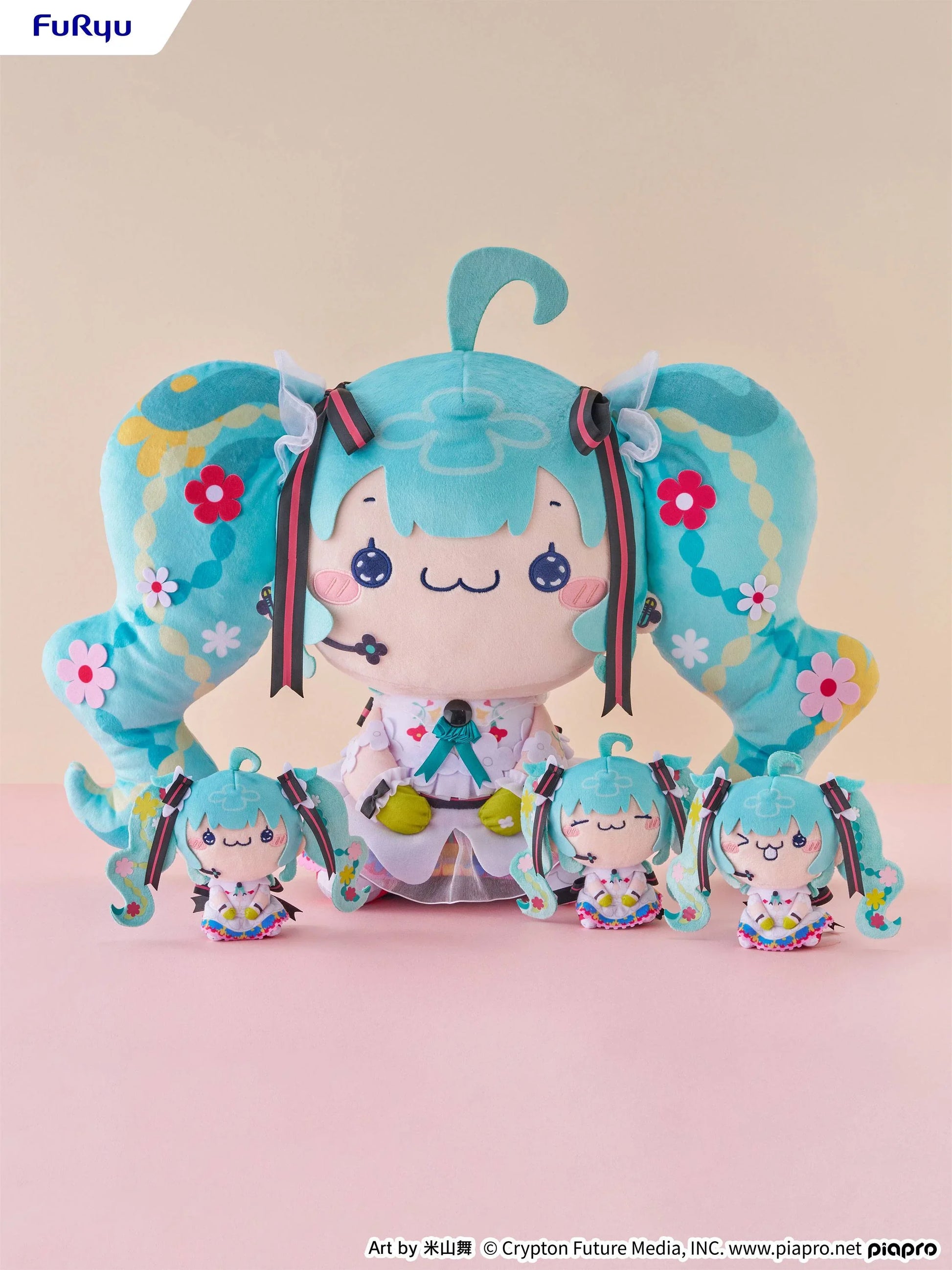 [FuRyu] Hatsune Miku: Mochipiko Super BIG Plush - Hatsune Miku - Japan Live Tour 2025 -BLOOMING- (Pre-Order) - AnisoftPH