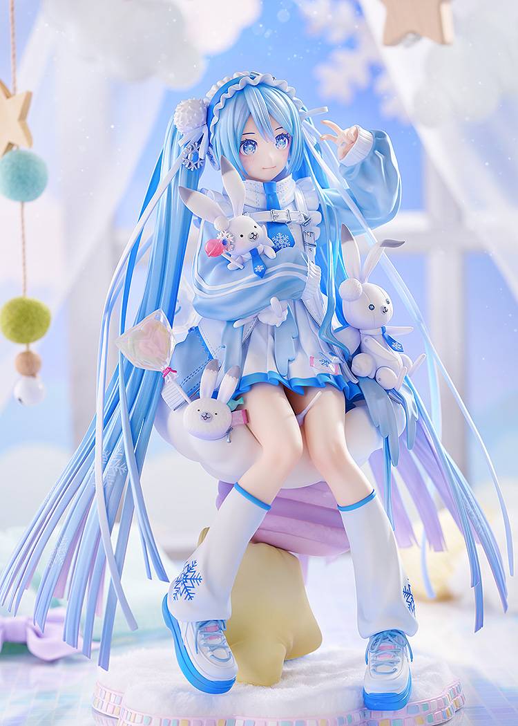 Hatsune Miku – Snow Miku (Yukiiro Pop Ver.) 1/7 Scale Figure [Good Smile Company] (Pre-Order) Good Smile Company