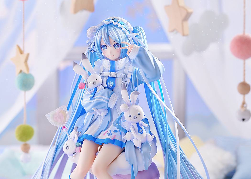 Hatsune Miku – Snow Miku (Yukiiro Pop Ver.) 1/7 Scale Figure [Good Smile Company] (Pre-Order) Good Smile Company