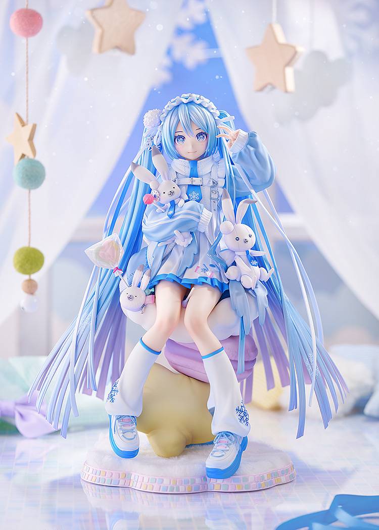 Hatsune Miku – Snow Miku (Yukiiro Pop Ver.) 1/7 Scale Figure (Limited + Bonus) [Good Smile Company] (Pre-Order) Good Smile Company