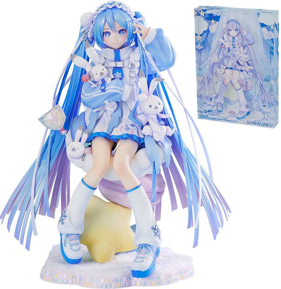 Hatsune Miku – Snow Miku (Yukiiro Pop Ver.) 1/7 Scale Figure (Limited + Bonus) [Good Smile Company] (Pre-Order) Good Smile Company