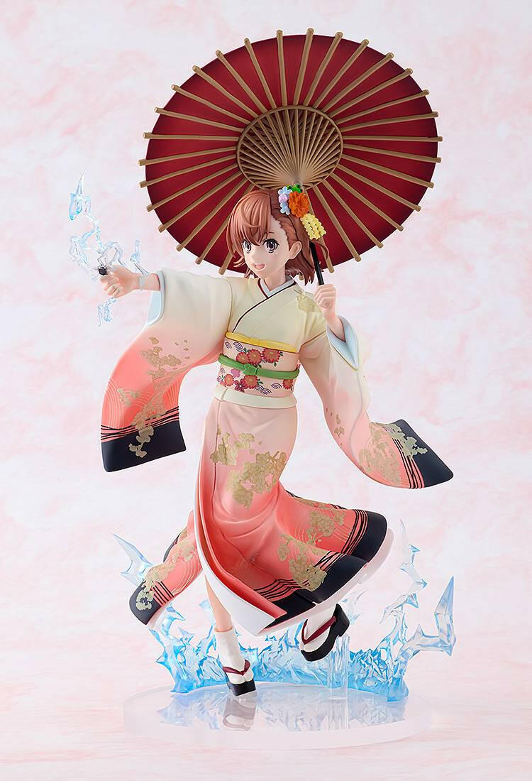 [Kadokawa] KDcolle: A Certain Scientific Railgun - Mikoto Misaka (Furisode Kimono Ver.) 1/7 (Pre-Order)