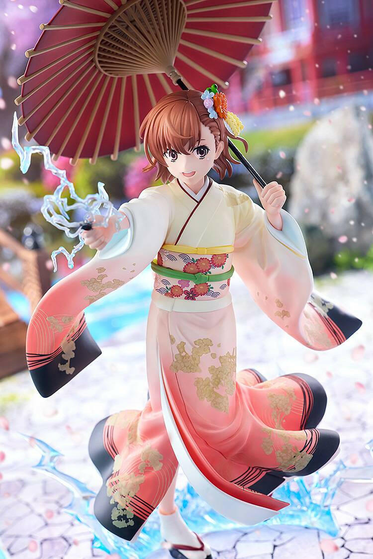 [Kadokawa] KDcolle: A Certain Scientific Railgun - Mikoto Misaka (Furisode Kimono Ver.) 1/7 (Pre-Order)