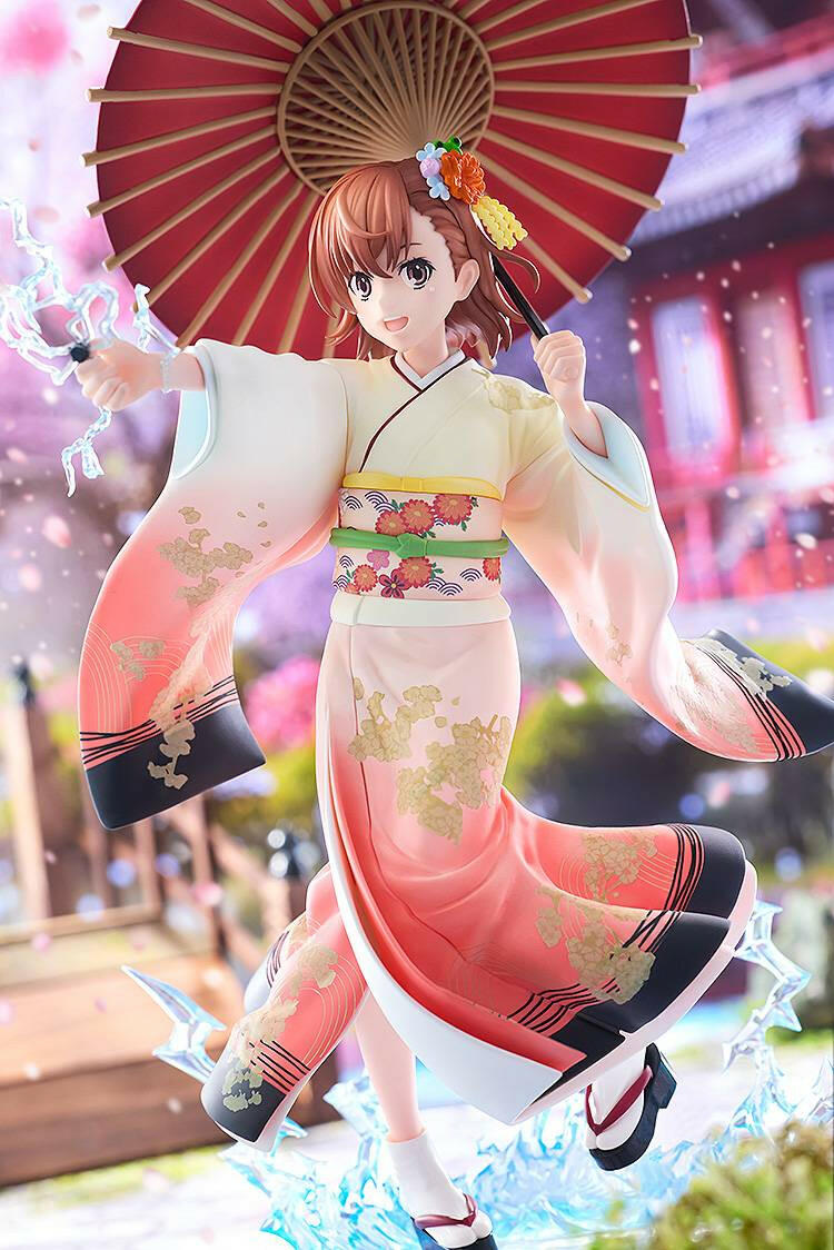 [Kadokawa] KDcolle: A Certain Scientific Railgun - Mikoto Misaka (Furisode Kimono Ver.) 1/7 (Pre-Order)