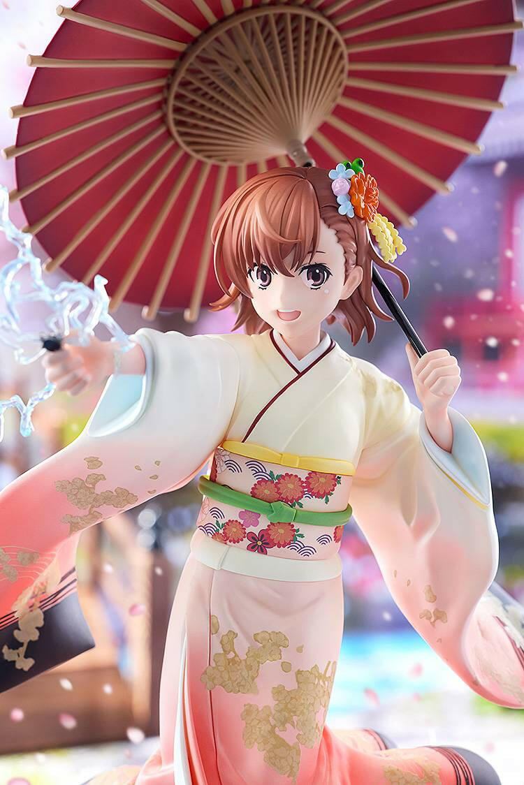 [Kadokawa] KDcolle: A Certain Scientific Railgun - Mikoto Misaka (Furisode Kimono Ver.) 1/7 (Pre-Order)