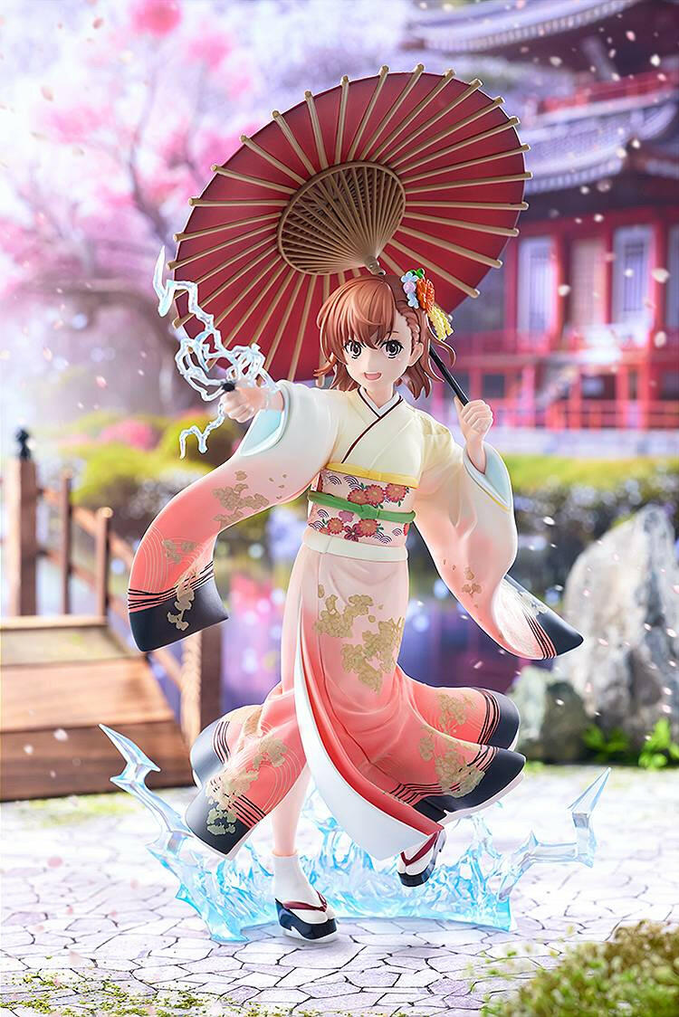 [Kadokawa] KDcolle: A Certain Scientific Railgun - Mikoto Misaka (Furisode Kimono Ver.) 1/7 (Pre-Order)