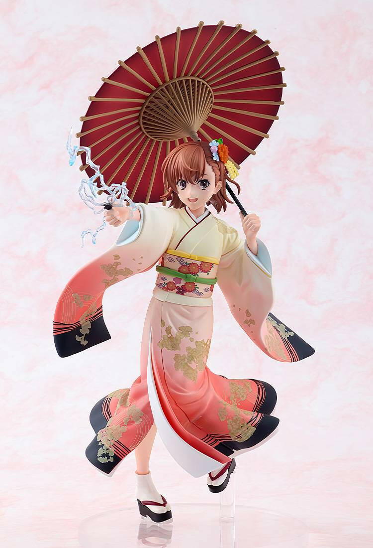 [Kadokawa] KDcolle: A Certain Scientific Railgun - Mikoto Misaka (Furisode Kimono Ver.) 1/7 (Pre-Order)