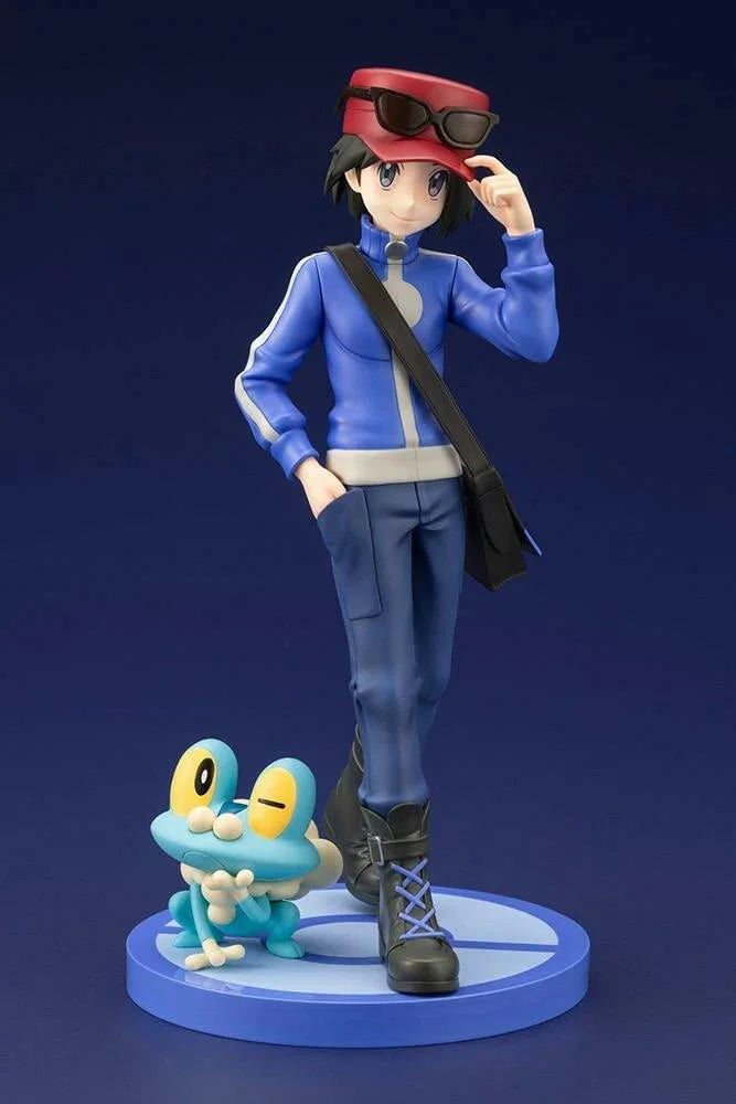 [Kotobukiya] ARTFX J: Pokémon X / Y - Calem & Froakie 1/8 (Limited Edition) (Pre-order) - AnisoftPH