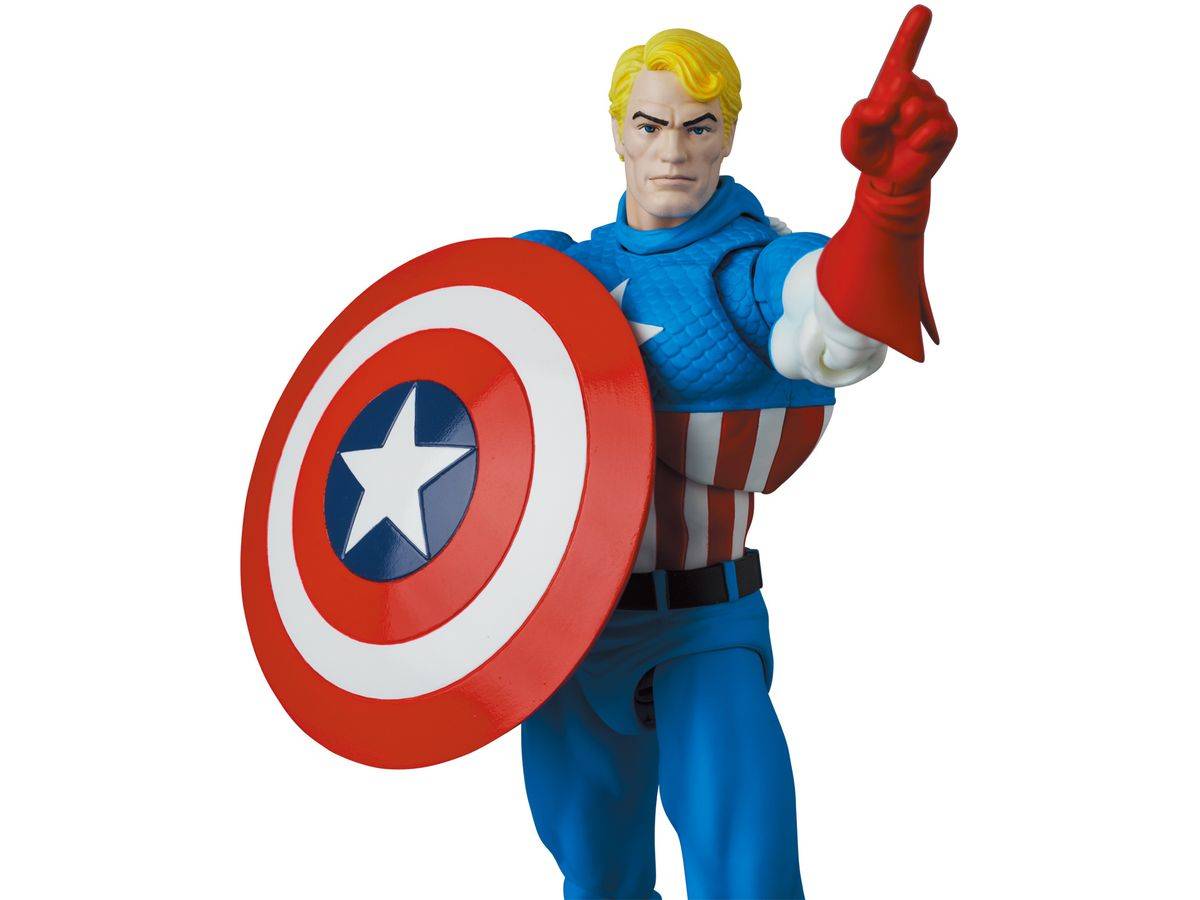 [Medicom Toy] MAFEX (No.217): MARVEL - Captain America (Comics Ver.) (Reissue) (Pre-Order)