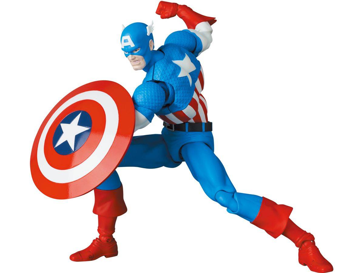 [Medicom Toy] MAFEX (No.217): MARVEL - Captain America (Comics Ver.) (Reissue) (Pre-Order)