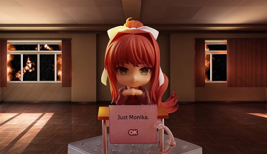 [Good Smile Company] Nendoroid 1817: Doki Doki Literature Club! - Monika (Reissue) (Pre-Order)