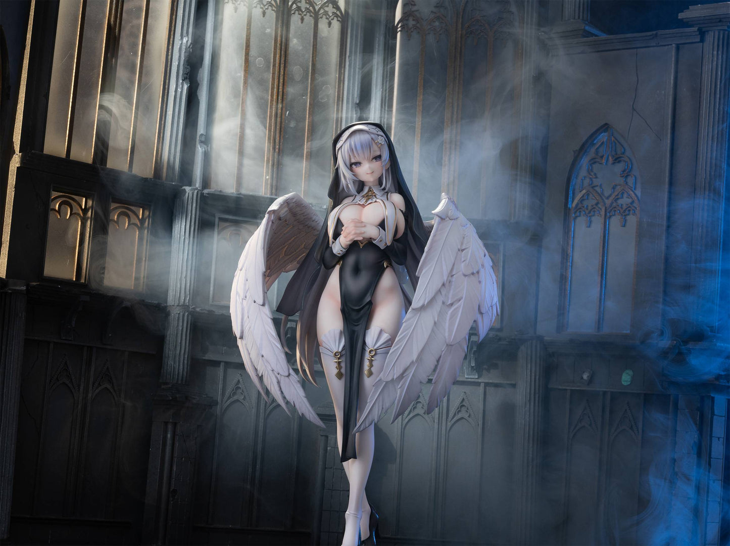 [KAWA DESIGN] Original Character: Angel Nun Holy Feather - Illustration by Simao 1/6 (Regular Ver.) (Pre-Order)